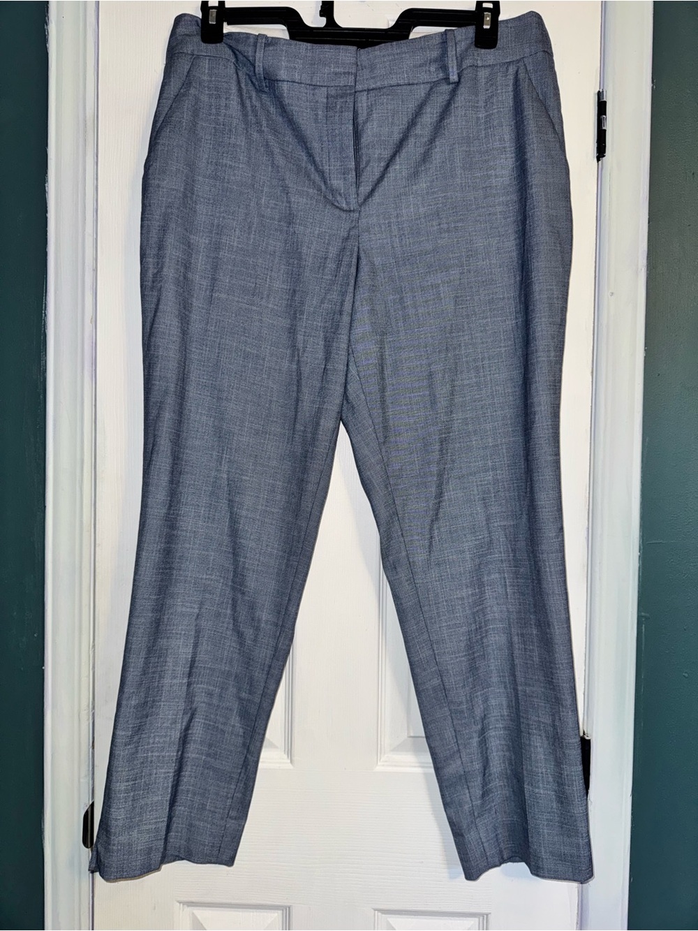 Talbots Men's Light Gray Dress Pants - Subtle Texture